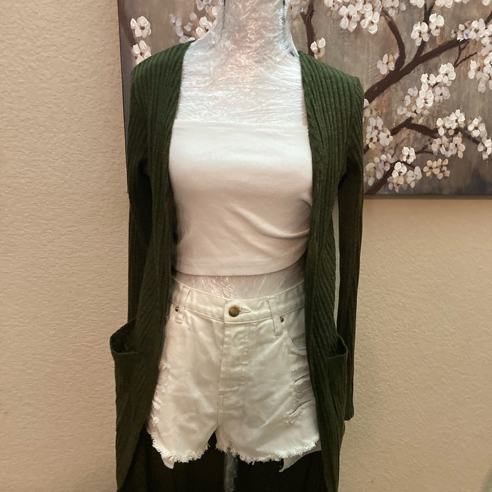 Green Cardigan